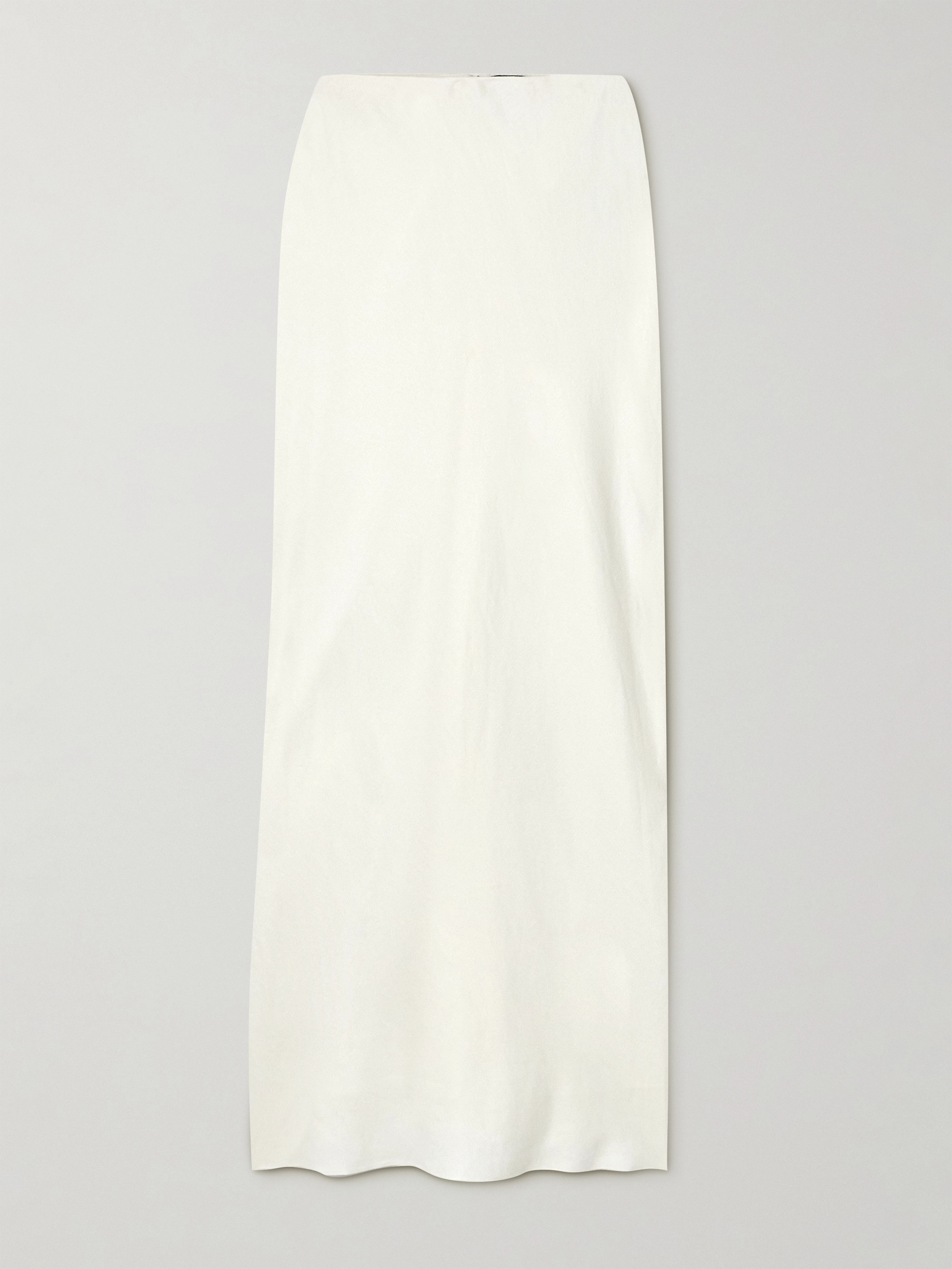 Theory Linen-blend twill maxi skirt