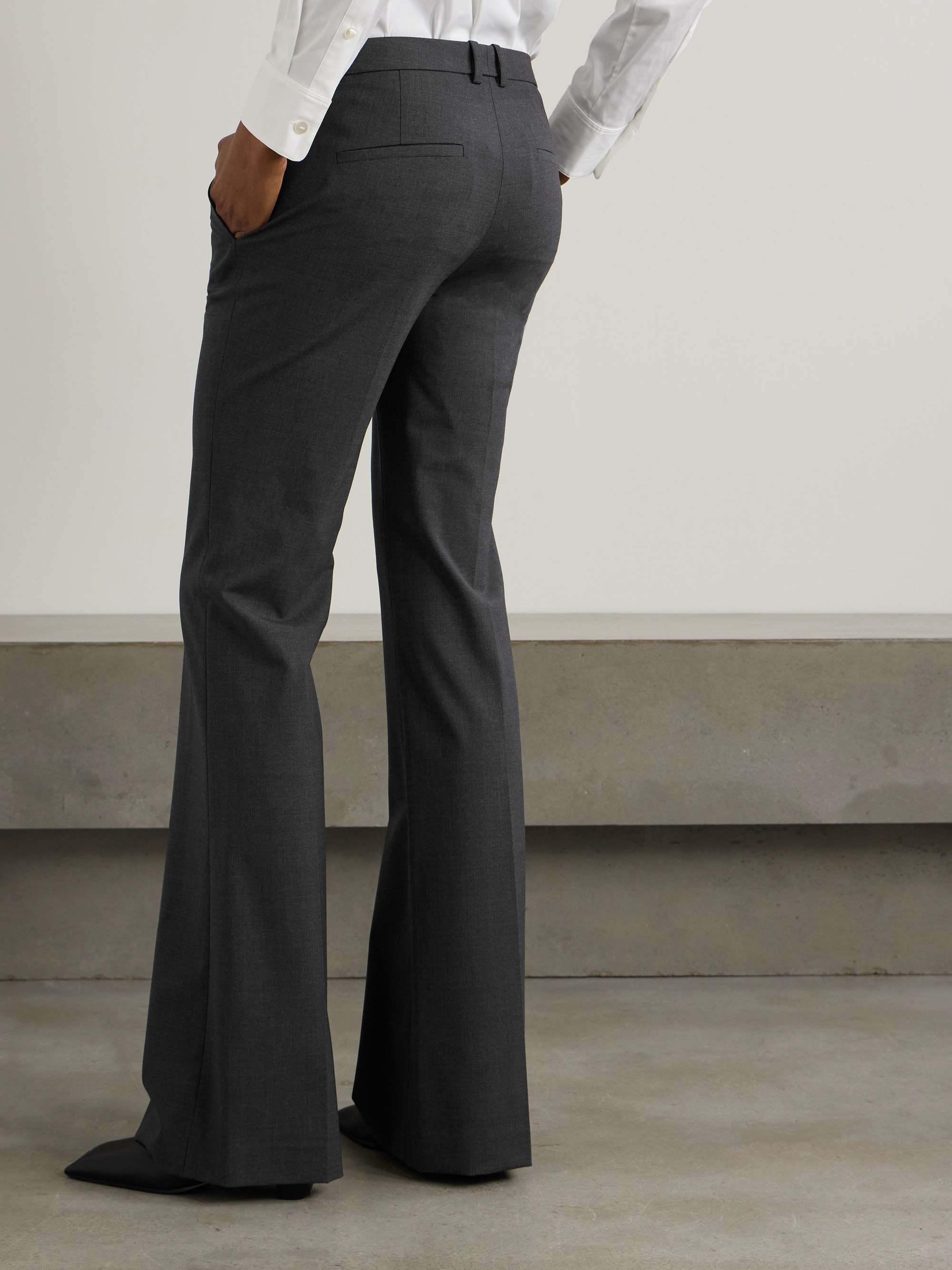 THEORY Demitria 4 stretch-wool flared pants