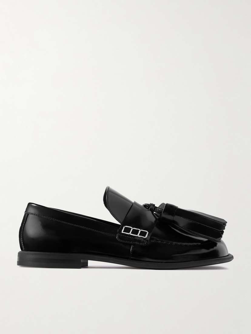 JW Anderson Tassel Embellished Patent-leather Loafers