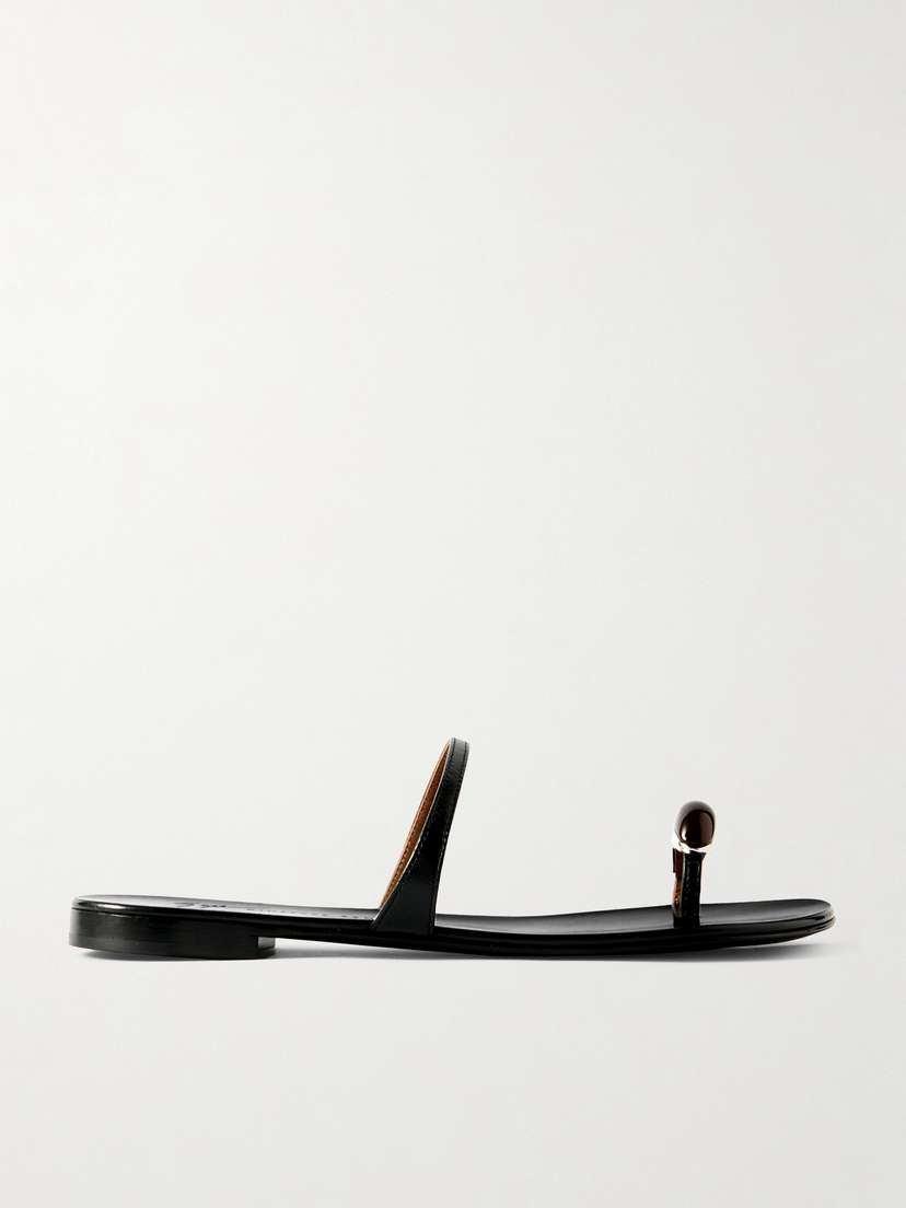 Giuseppe Zanotti Ganass Embellished Leather Sandals