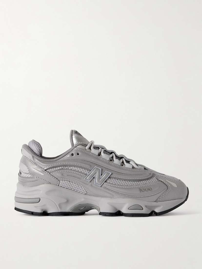 New Balance 1000 Sl Reflective Leather And Mesh Sneakers