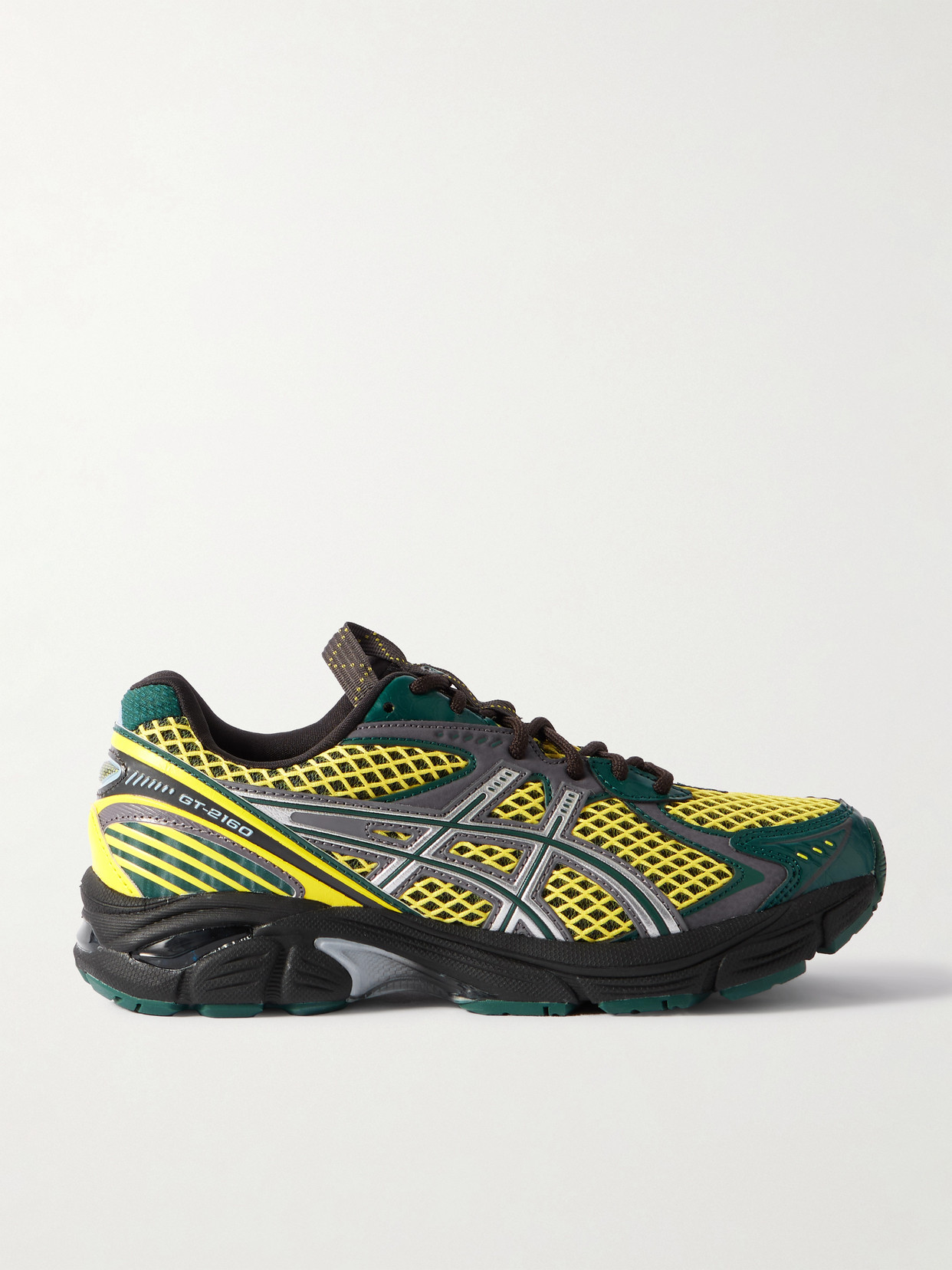 Asics - Gel-nyc Leather And Mesh Sneakers - Yellow
