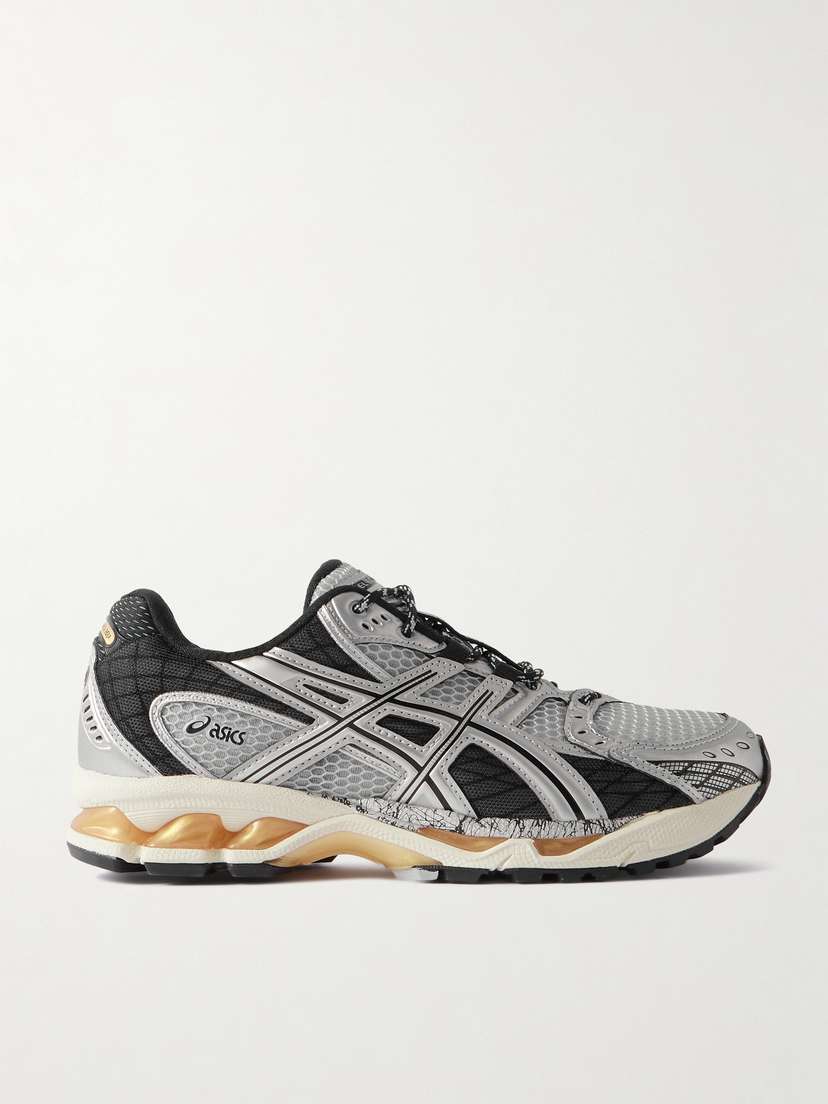 Asics Gel-nimbus 10.1 Metallic Rubber-trimmed Mesh And Ripstop Sneakers - UK 9