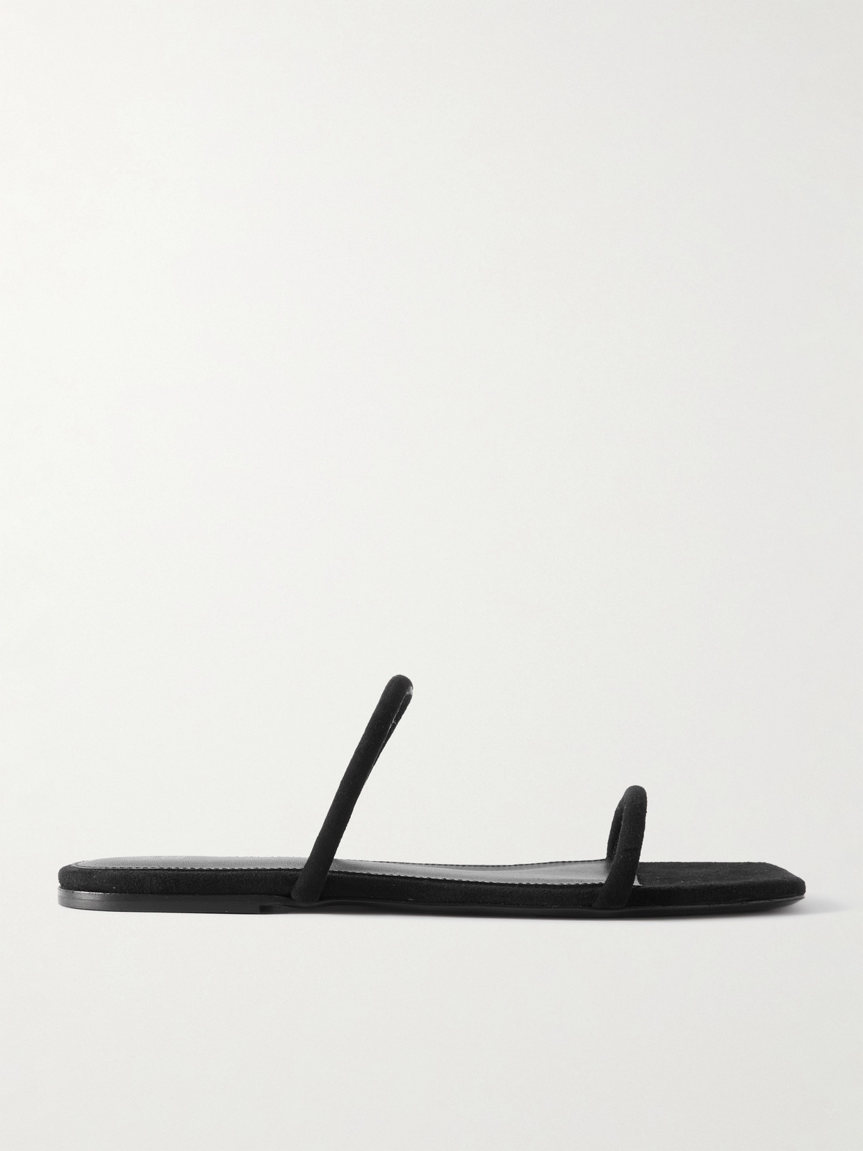 Totême Toteme Women The Minimalist Leather Sandals In Black