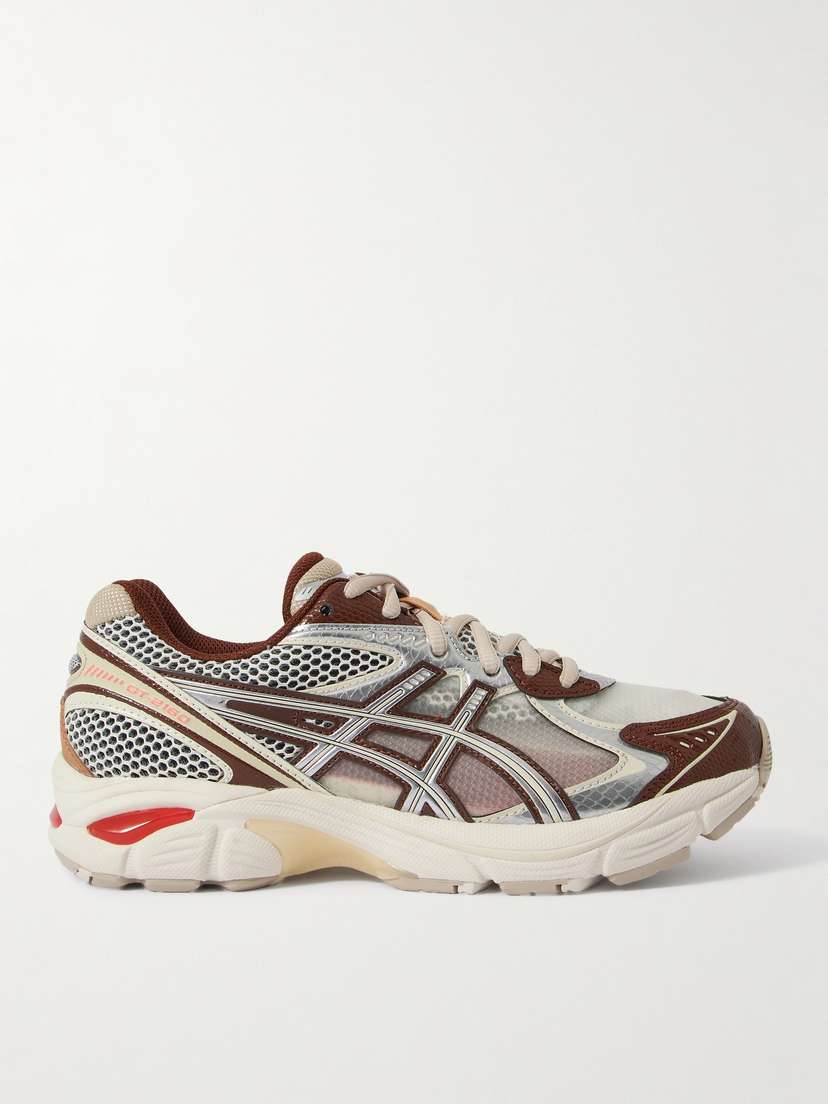 Asics + Above The Clouds Gt-2160 Faux Leather And Rubber-trimmed Mesh Sneakers - UK 8.5