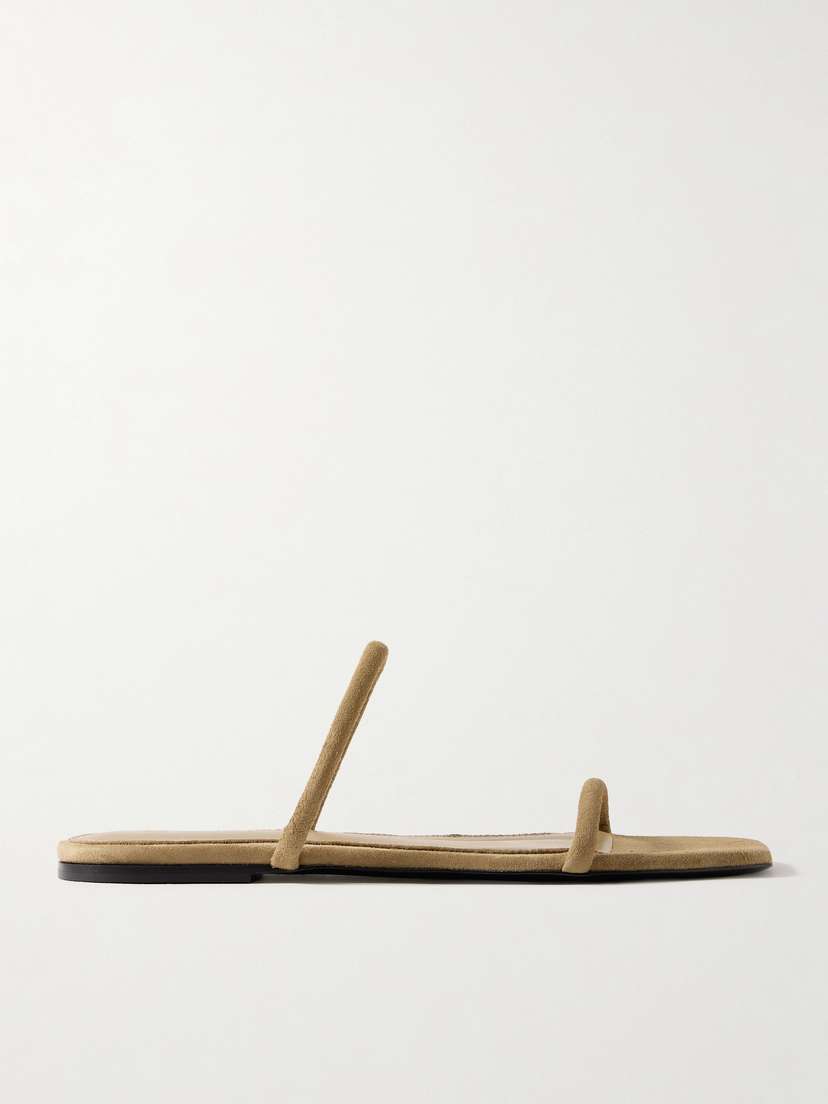 TOTEME The Minimalist Suede Sandals