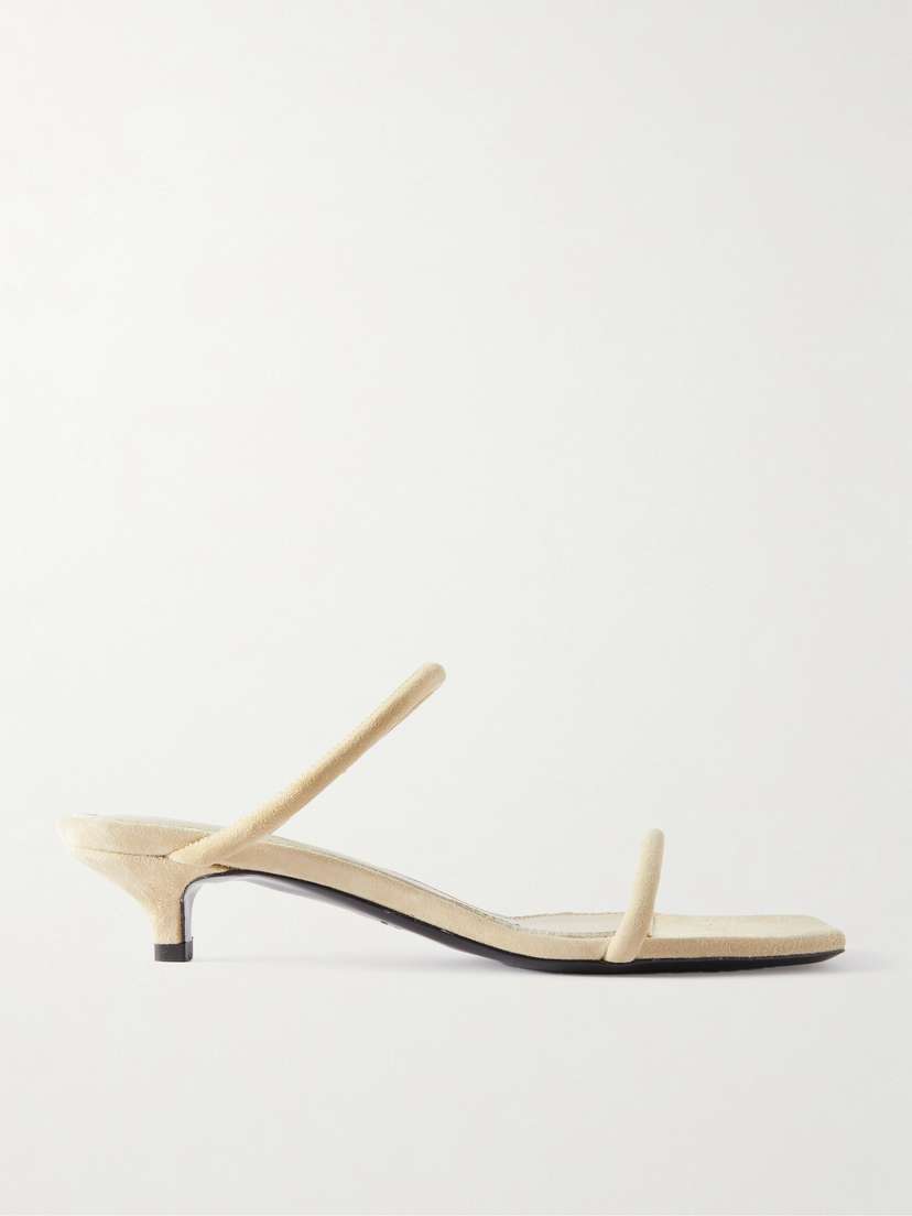 TOTEME The Minimalist Suede Sandals