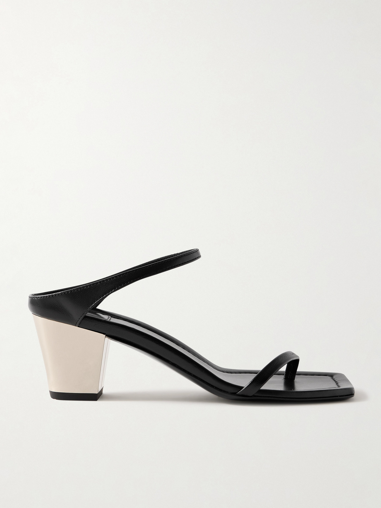 TOTEME - The City Leather Mules - Black
