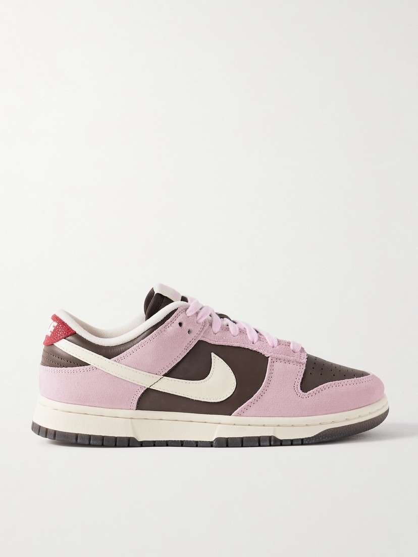Nike Dunk Low Leather And Suede Sneakers