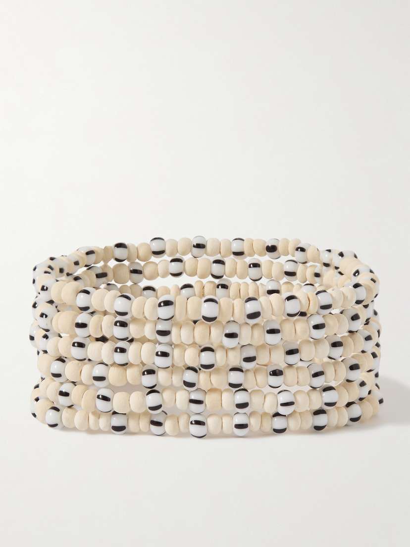 Roxanne Assoulin Fresh Linens Set Of Six Beaded Bracelets