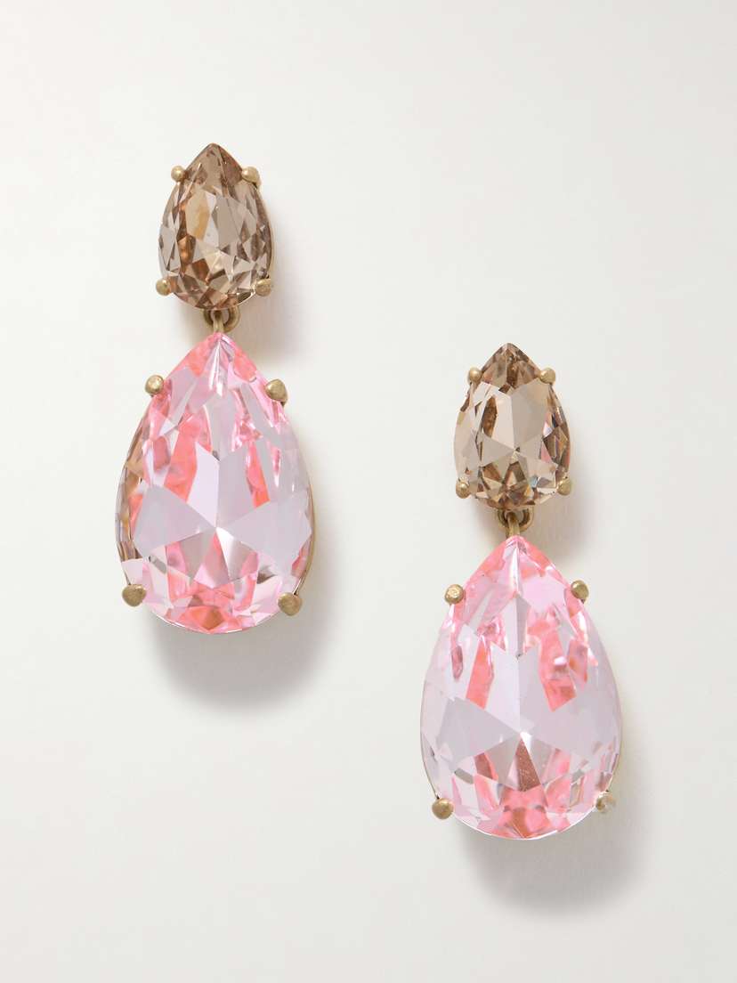 Roxanne Assoulin The Inner Glow Gold-tone Crystal Earrings