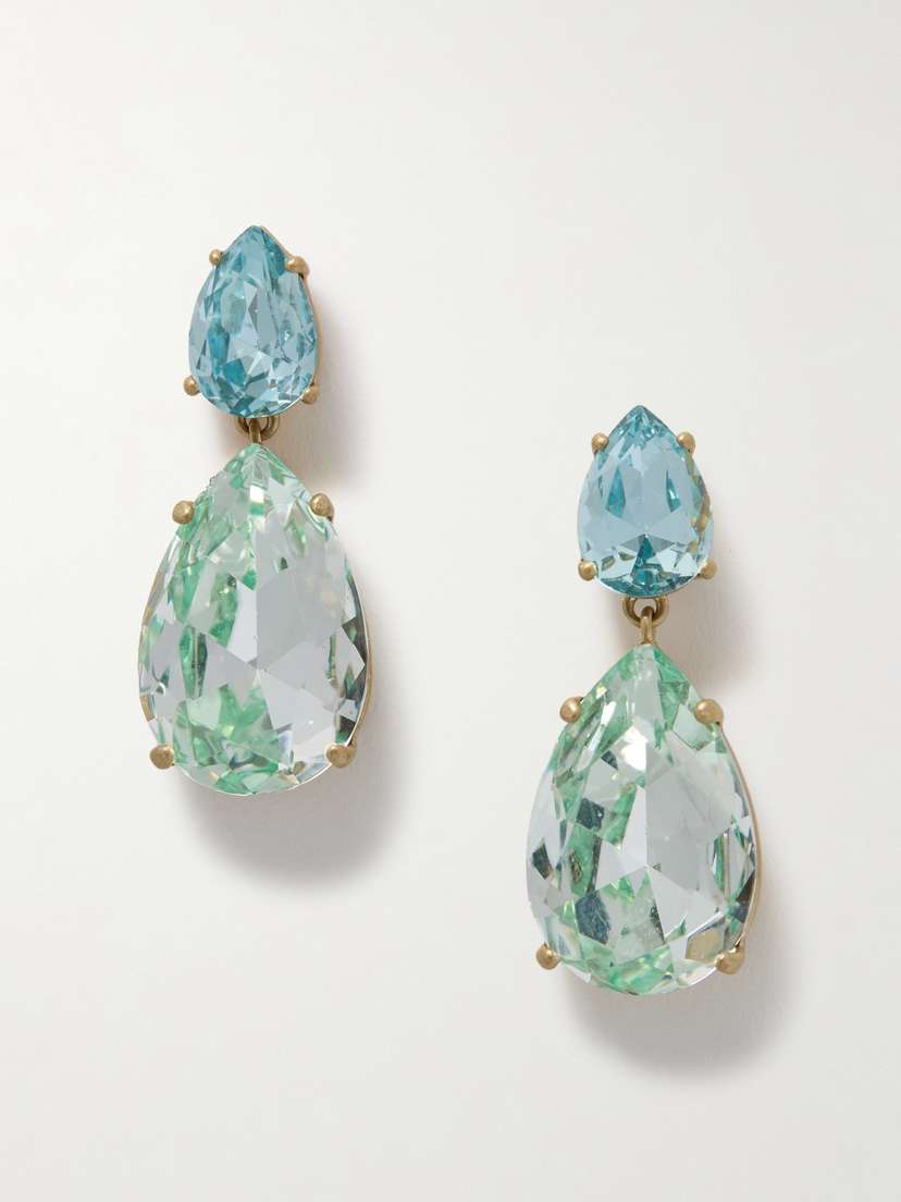 Roxanne Assoulin The Inner Glow Gold-tone Crystal Earrings