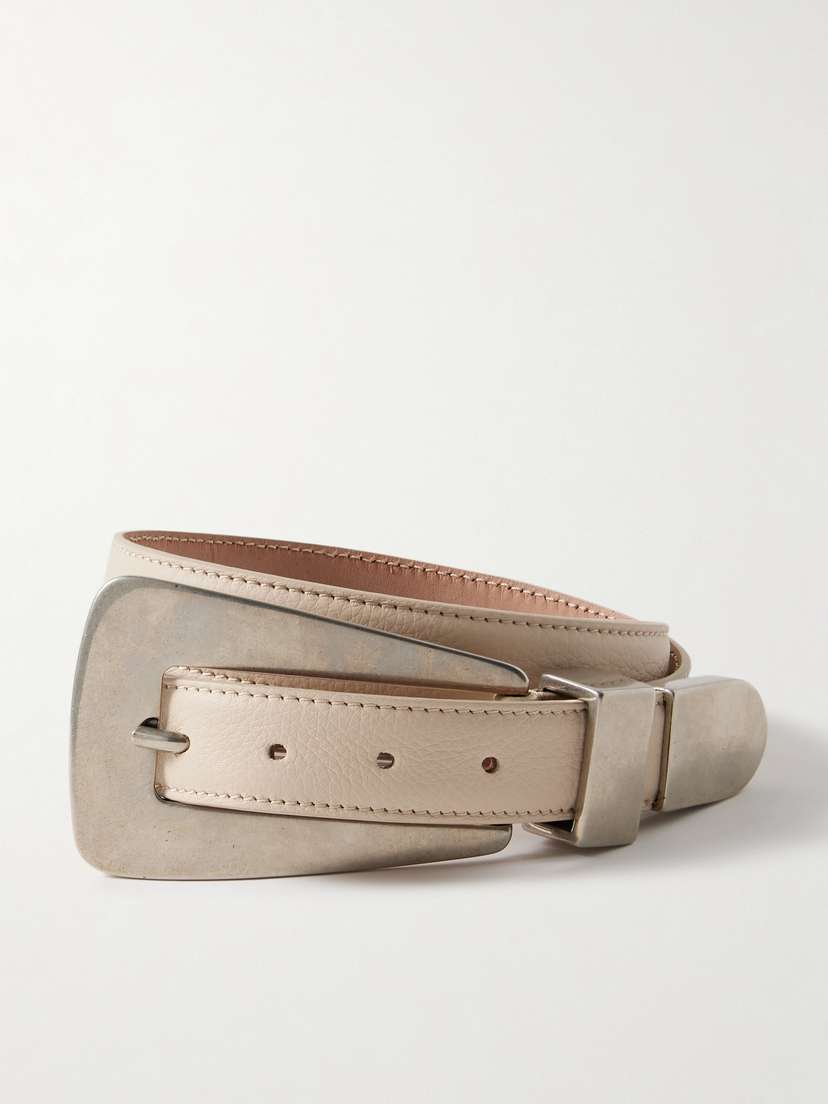 Khaite Lucca Textured-leather Belt