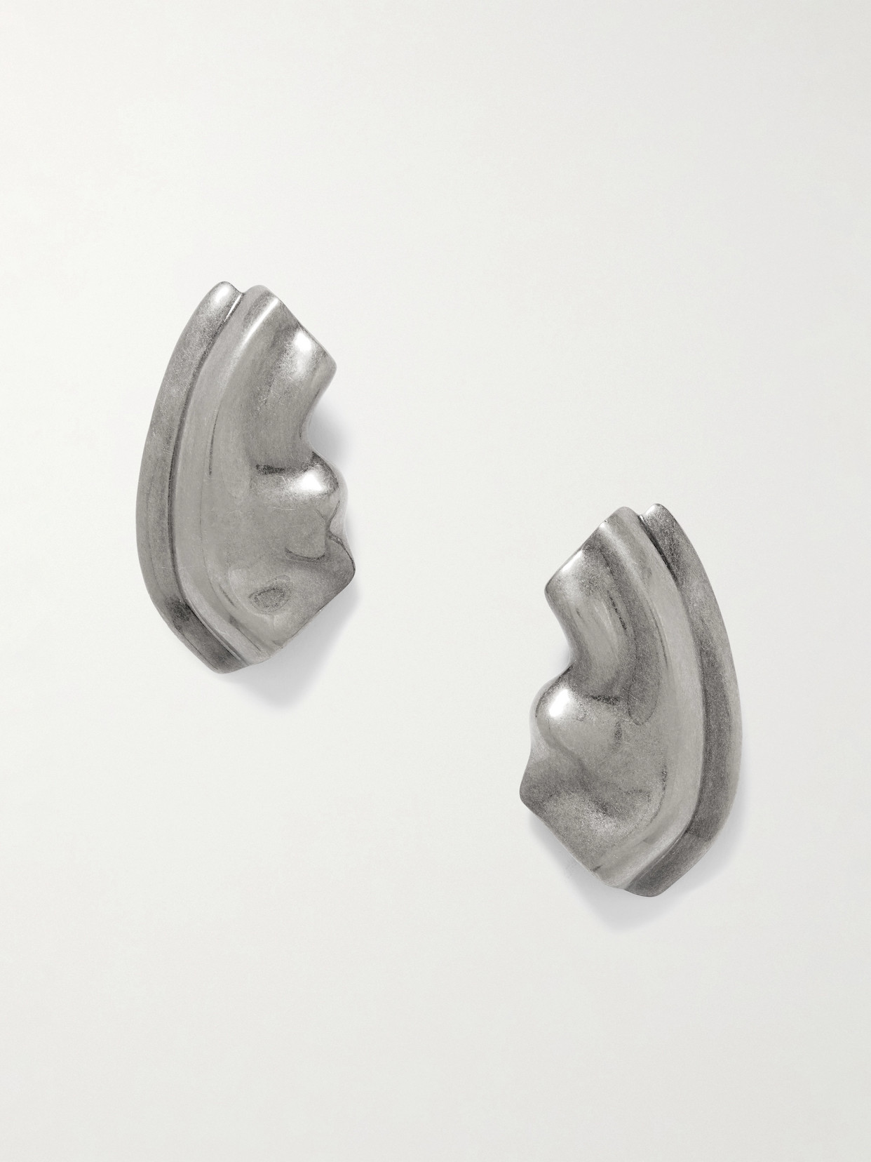 Khaite Amato Silver-tone Earrings In Metallic