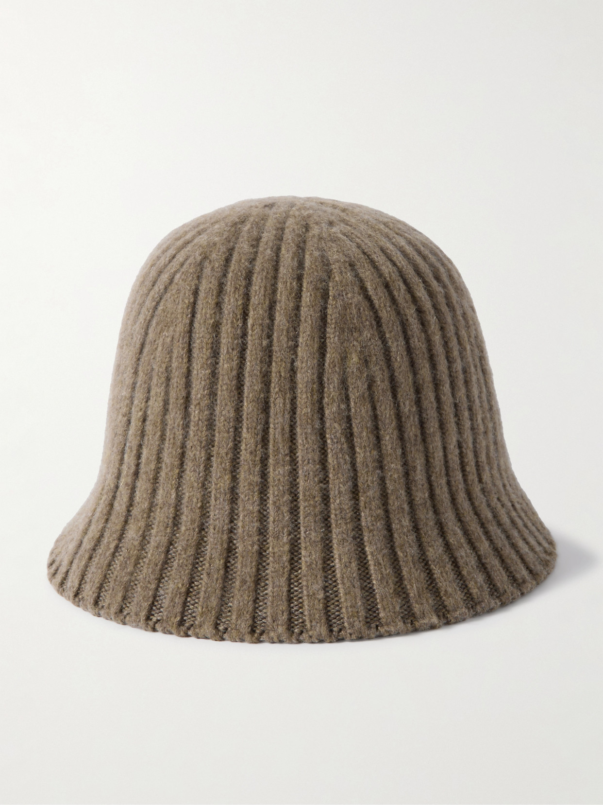 Loro Piana - Fobello Ribbed Cashmere And Silk-blend Hat - Gray