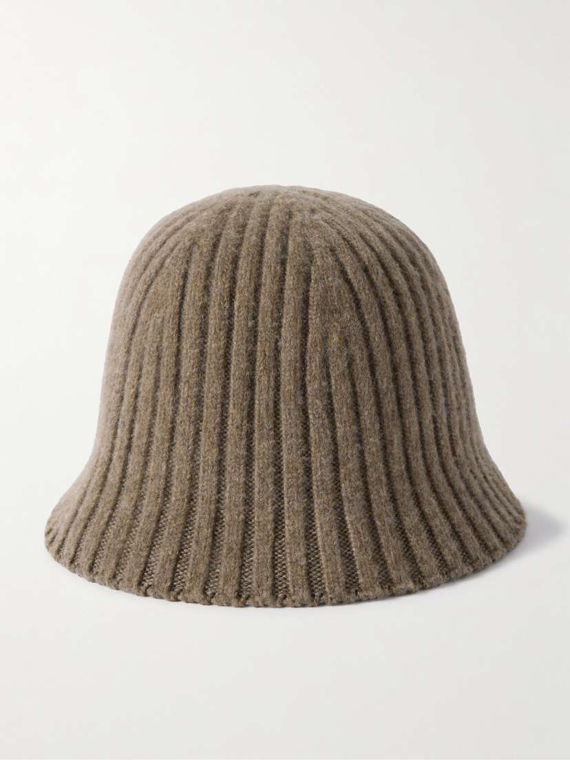Loro Piana Fobello Ribbed Cashmere And Silk-blend Hat