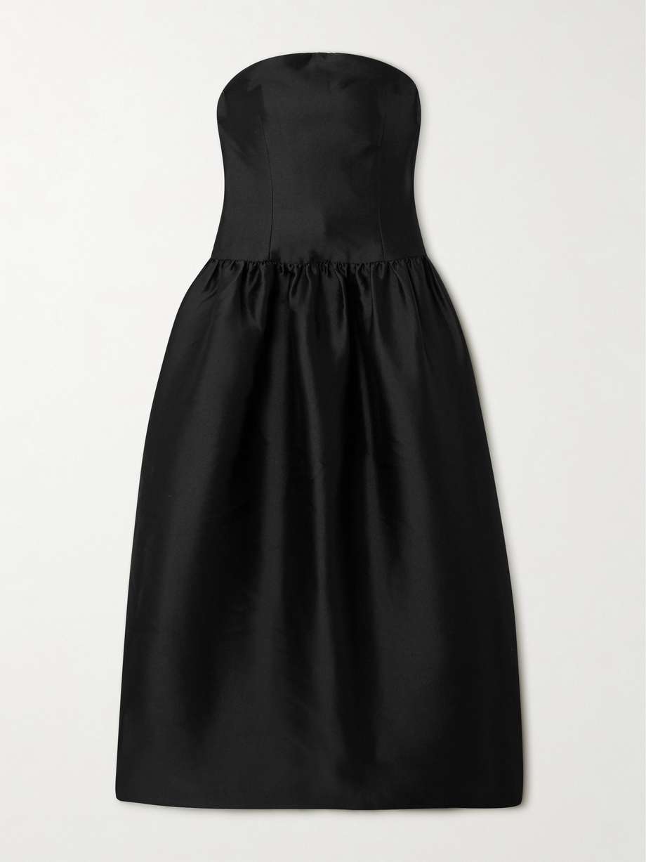 taffeta midi dress