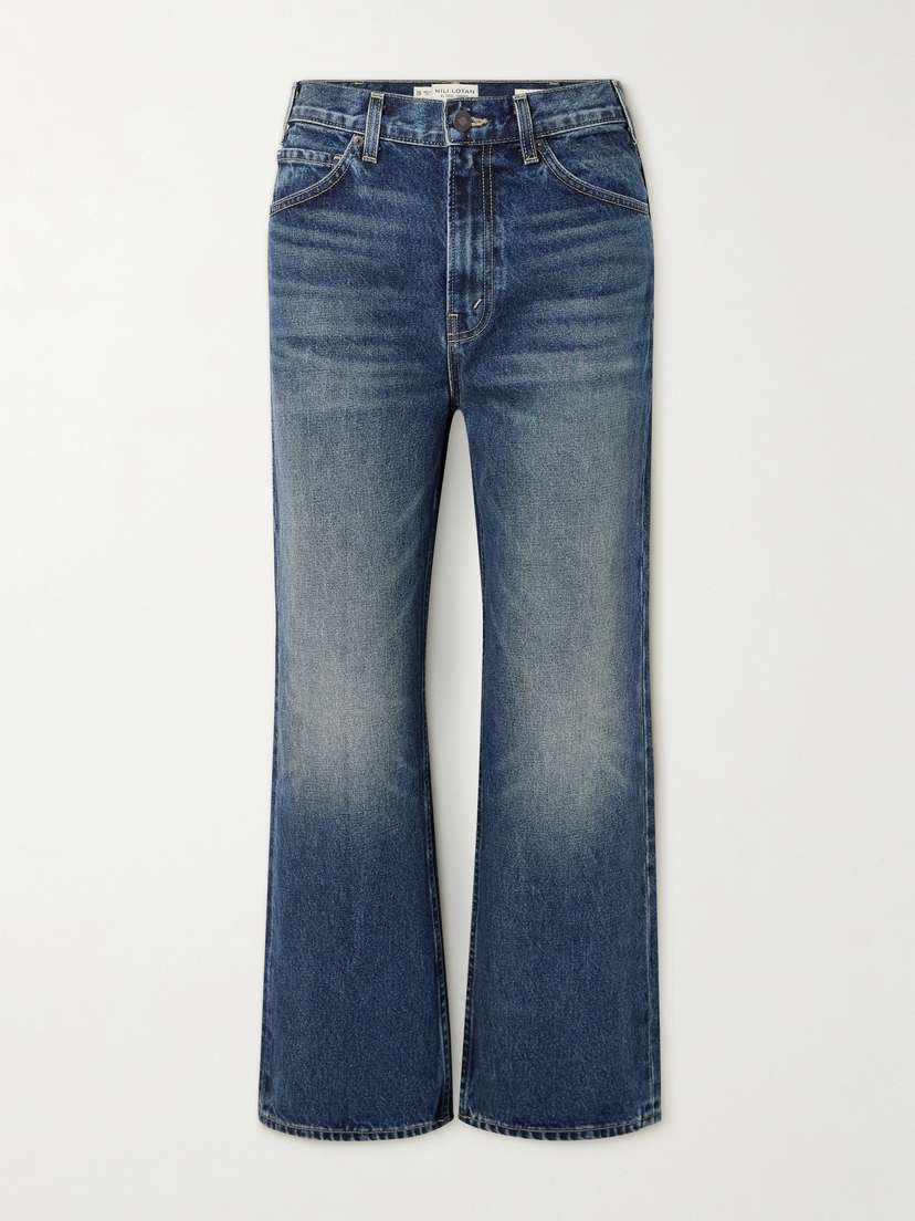 Nili Lotan Arwen Cropped High-rise Flared Jeans