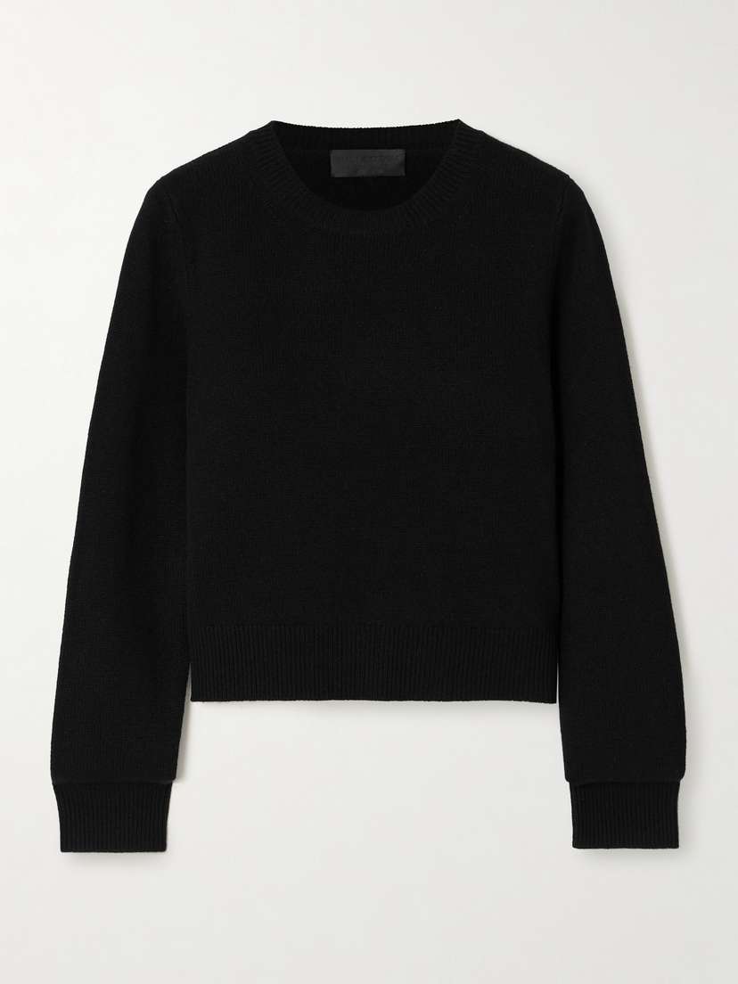 Nili Lotan Venus Cropped Cashmere Sweater