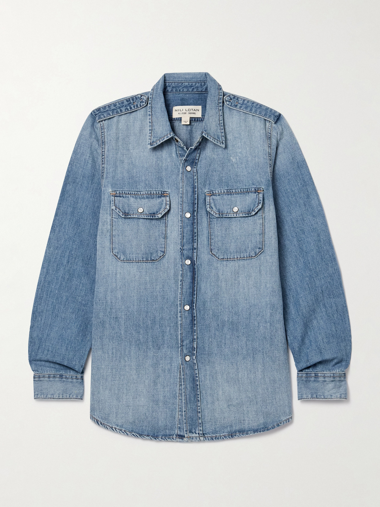 Nili Lotan - Nais Denim Shirt - Blue