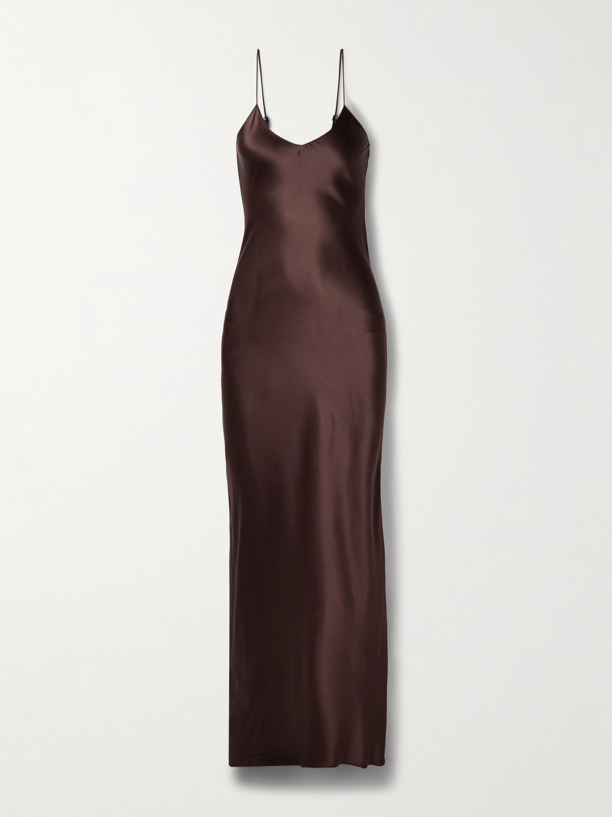 Nili Lotan - Cami Silk-satin Gown - Burgundy