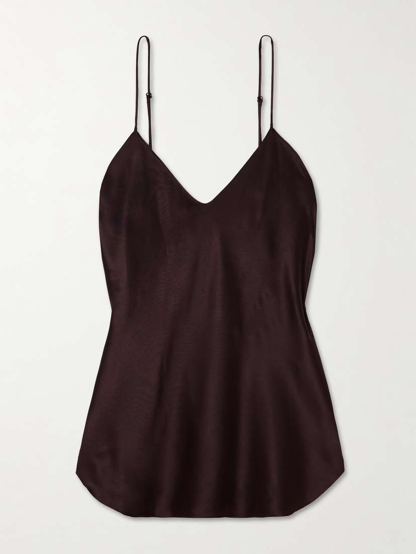 Nili Lotan Isabella Silk-satin Camisole - x large