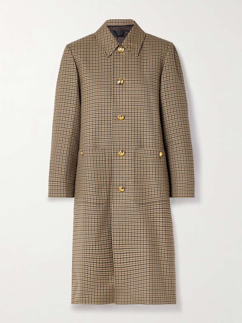 Nili Lotan Seth Houndstooth Twill Coat