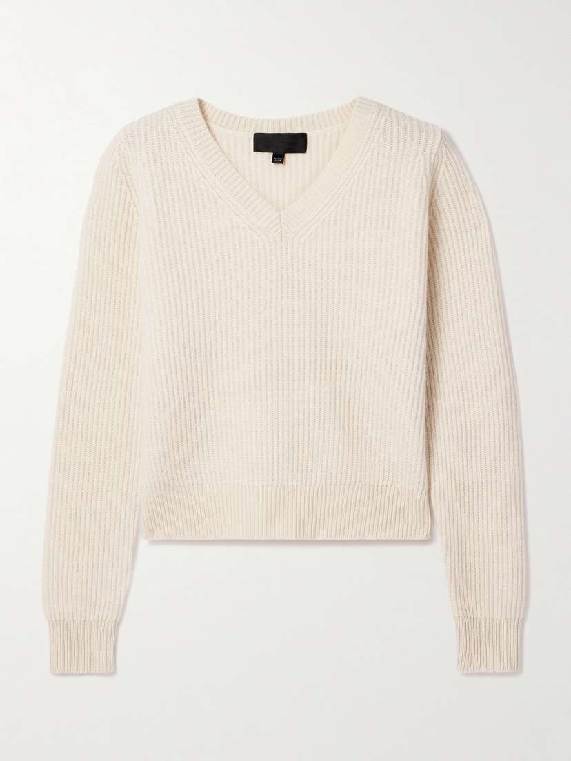 Nili Lotan Korina Ribbed Cashmere Sweater