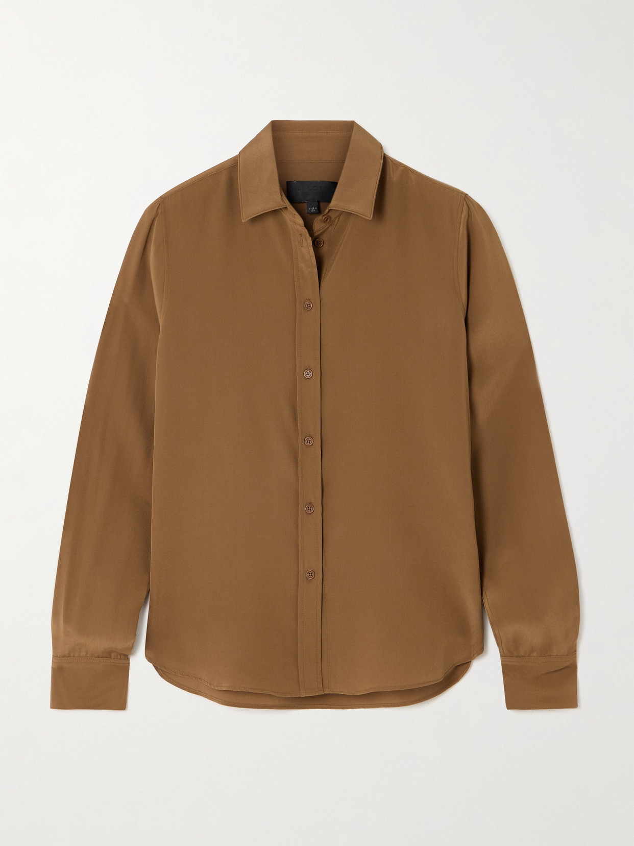 Nili Lotan - Gaia Silk Crepe De Chine Shirt - Gold