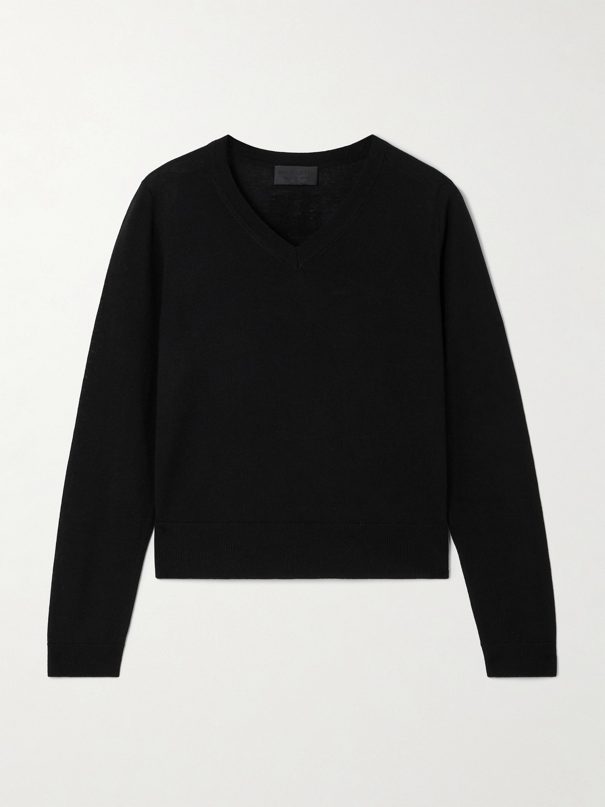 Nili Lotan Janah Wool Jumper In Blue