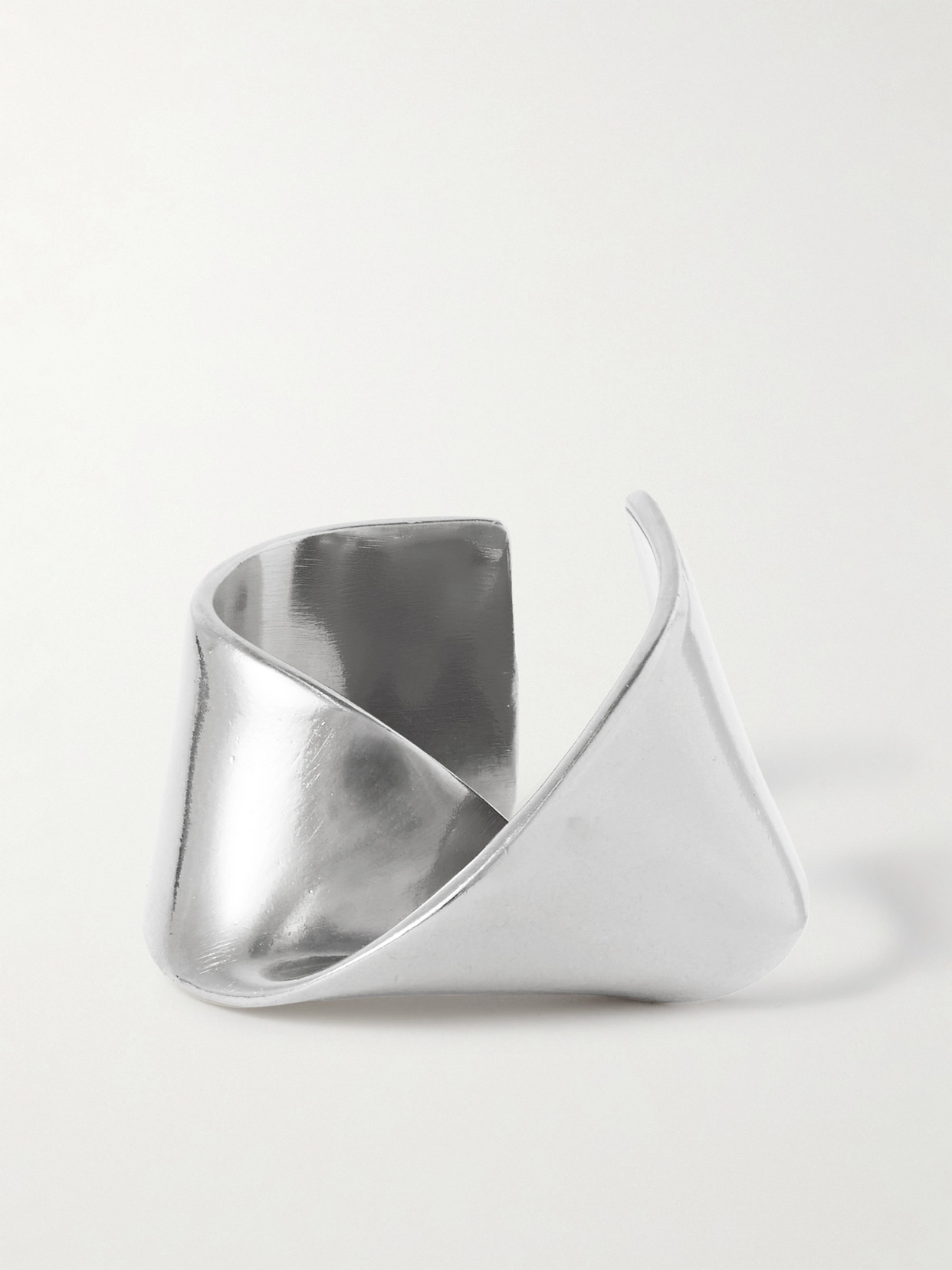 The Ysso Cordella Silver Ring In Metallic