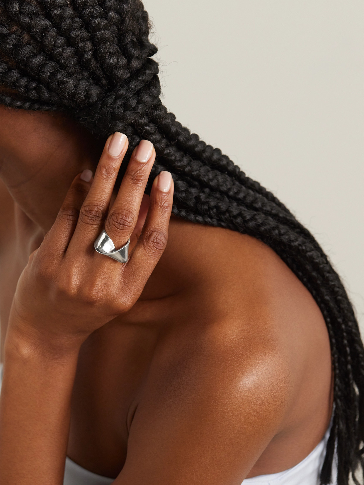 The Ysso Cordella Silver Ring In Silver