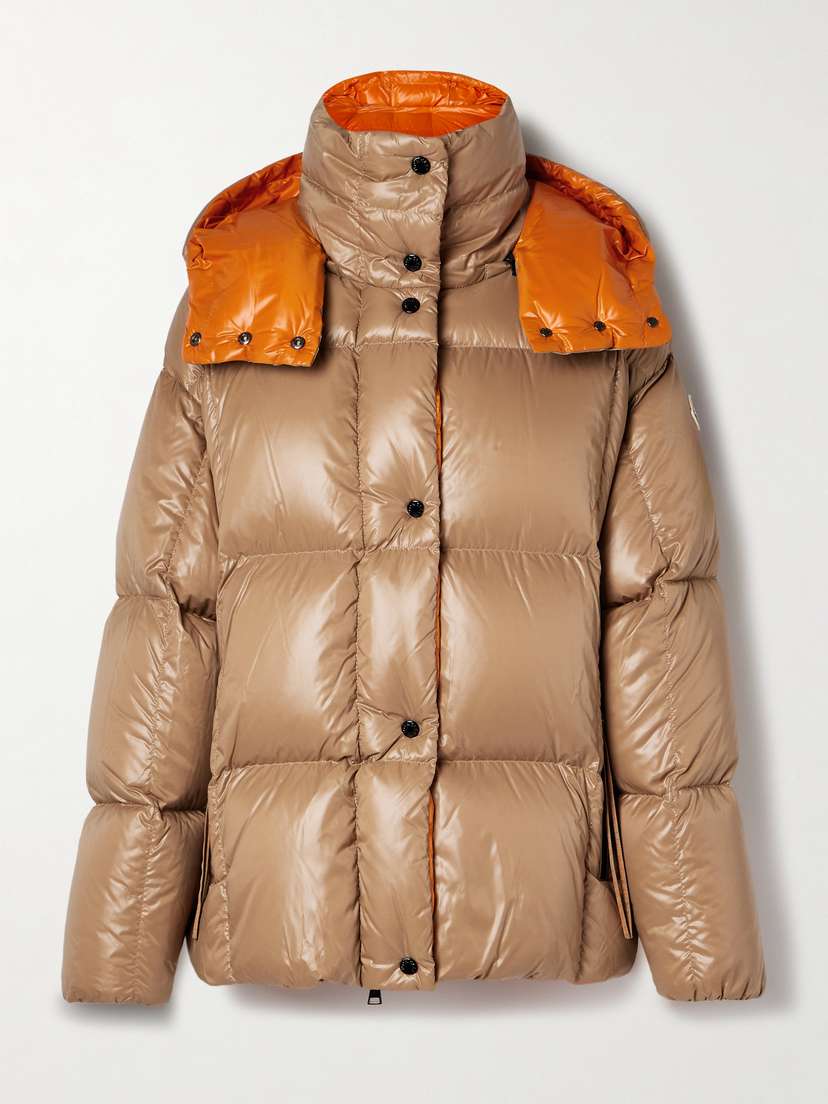 Moncler Parana Hooded Quilted Padded Shell Down Jacket
