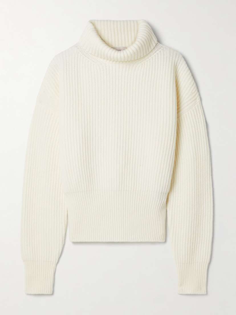 Moncler Ribbed Wool Turtleneck Sweater