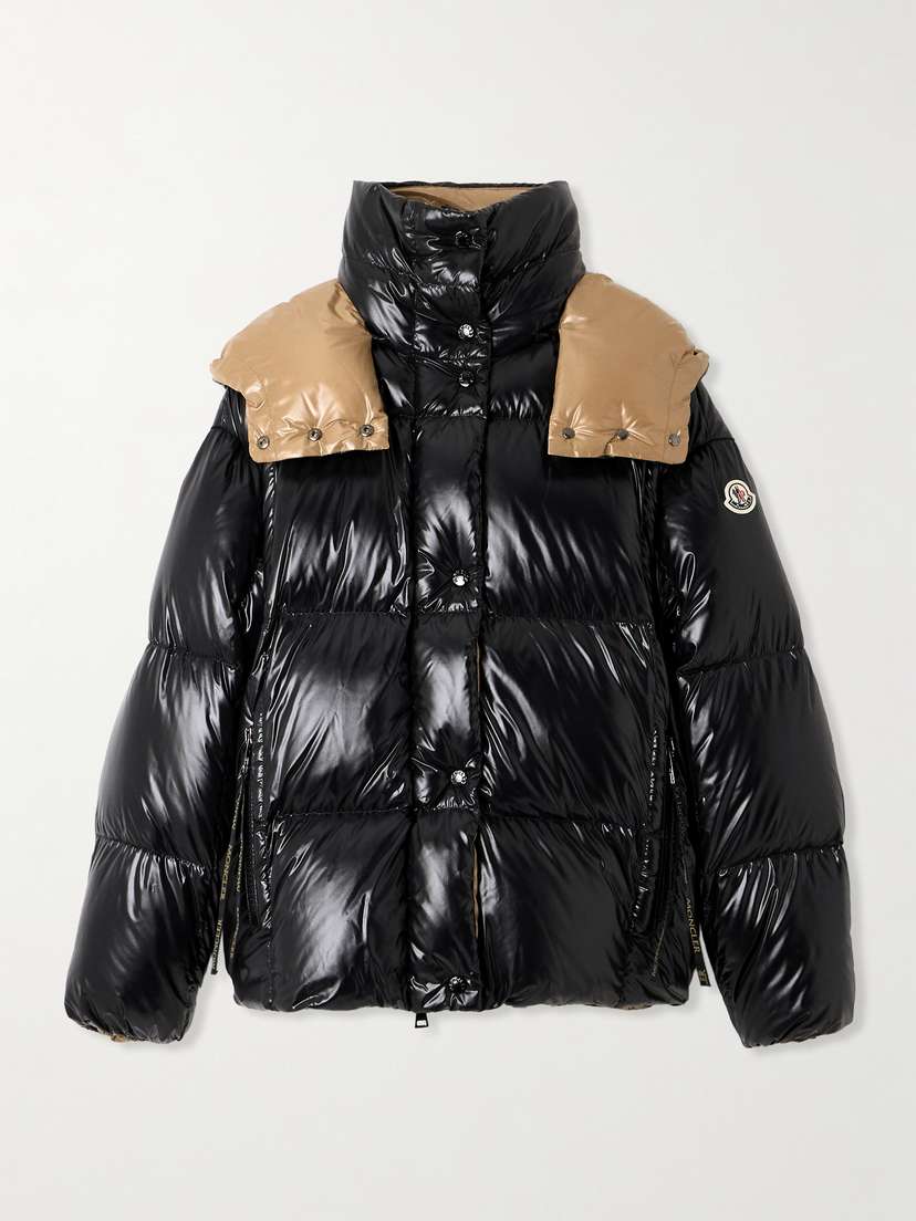 Moncler Parana Logo-appliquéd Quilted Shell Hooded Down Jacket
