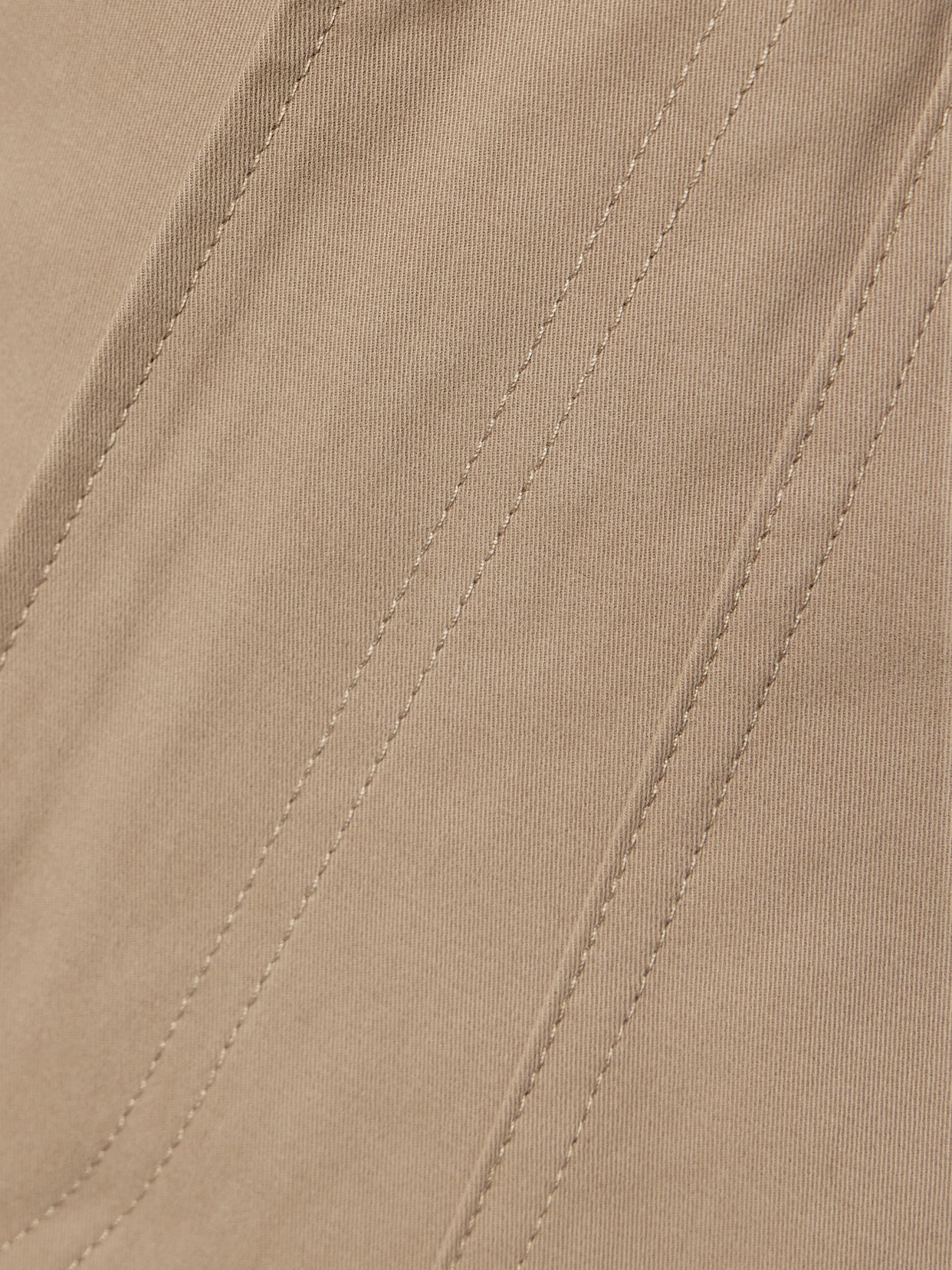 Shop Moncler Cotton-blend Twill Wide Leg Pants In Brown