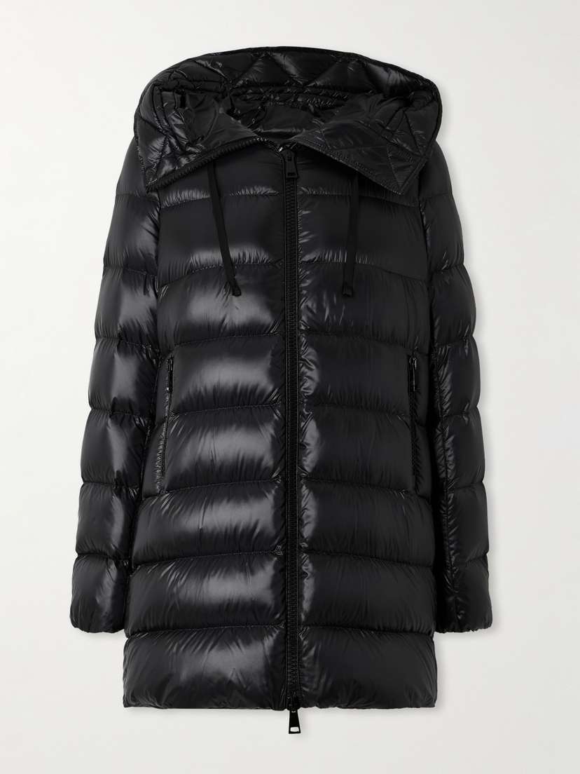 Moncler Suyen Appliquéd Quilted Shell Down Hooded Parka