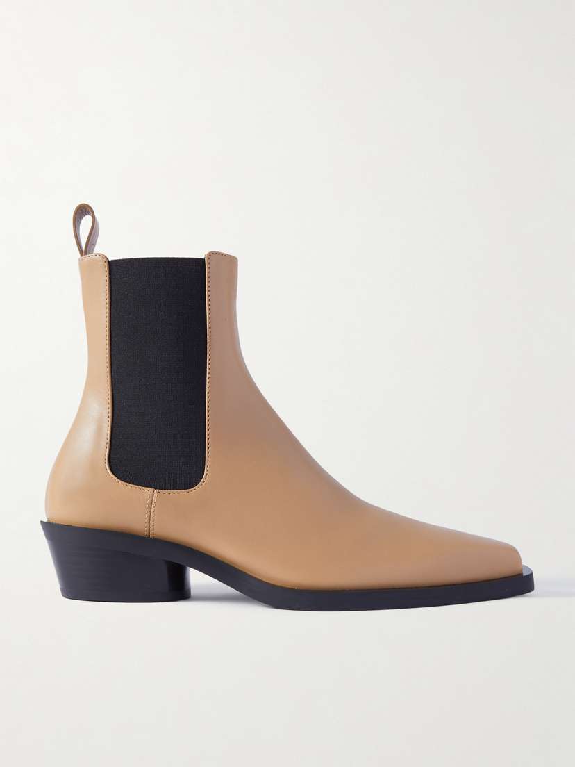 Proenza Schouler Bronco Leather Chelsea Boots