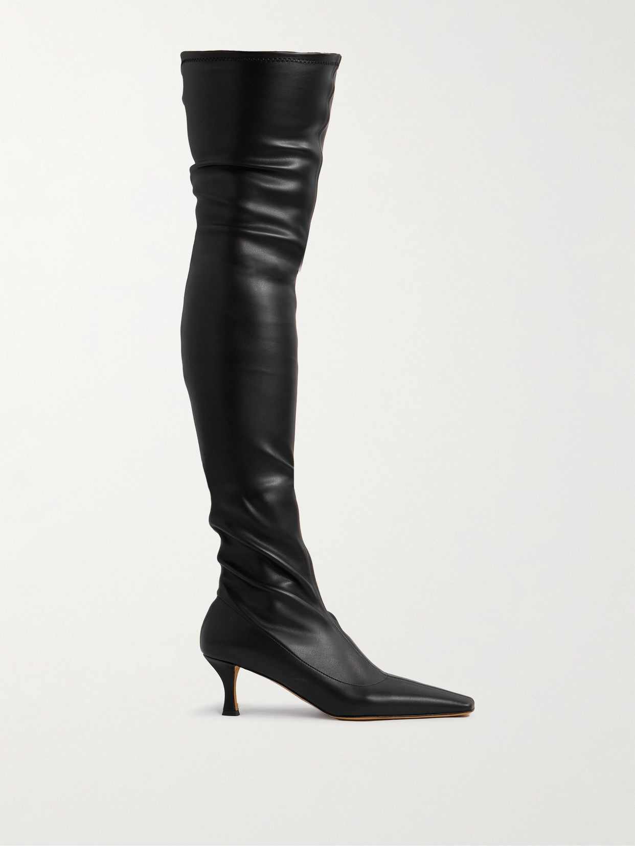 Proenza Schouler Over-the-knee Leather Boots In Black