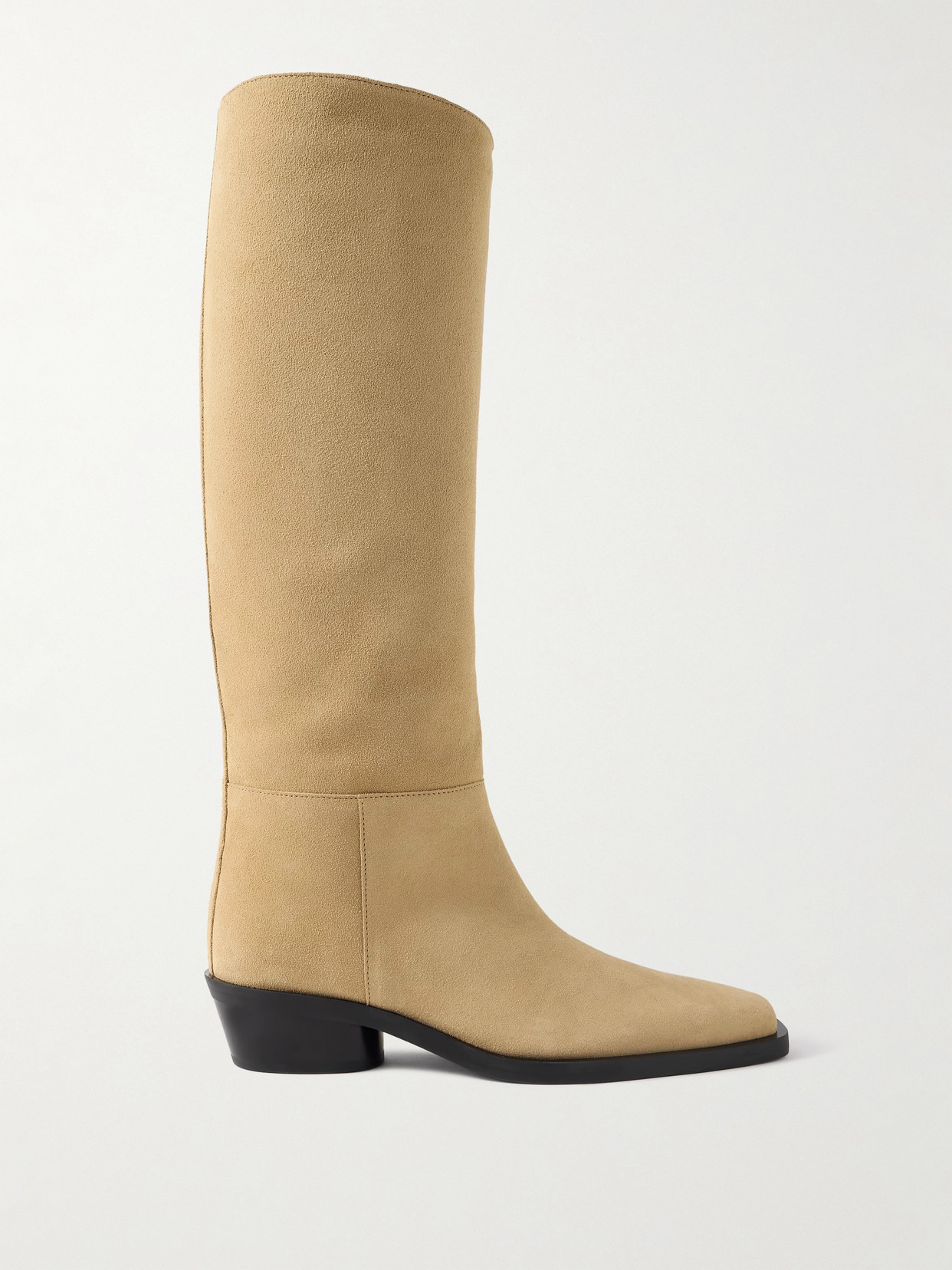 Proenza Schouler - Bronco Suede Knee Boots - Camel