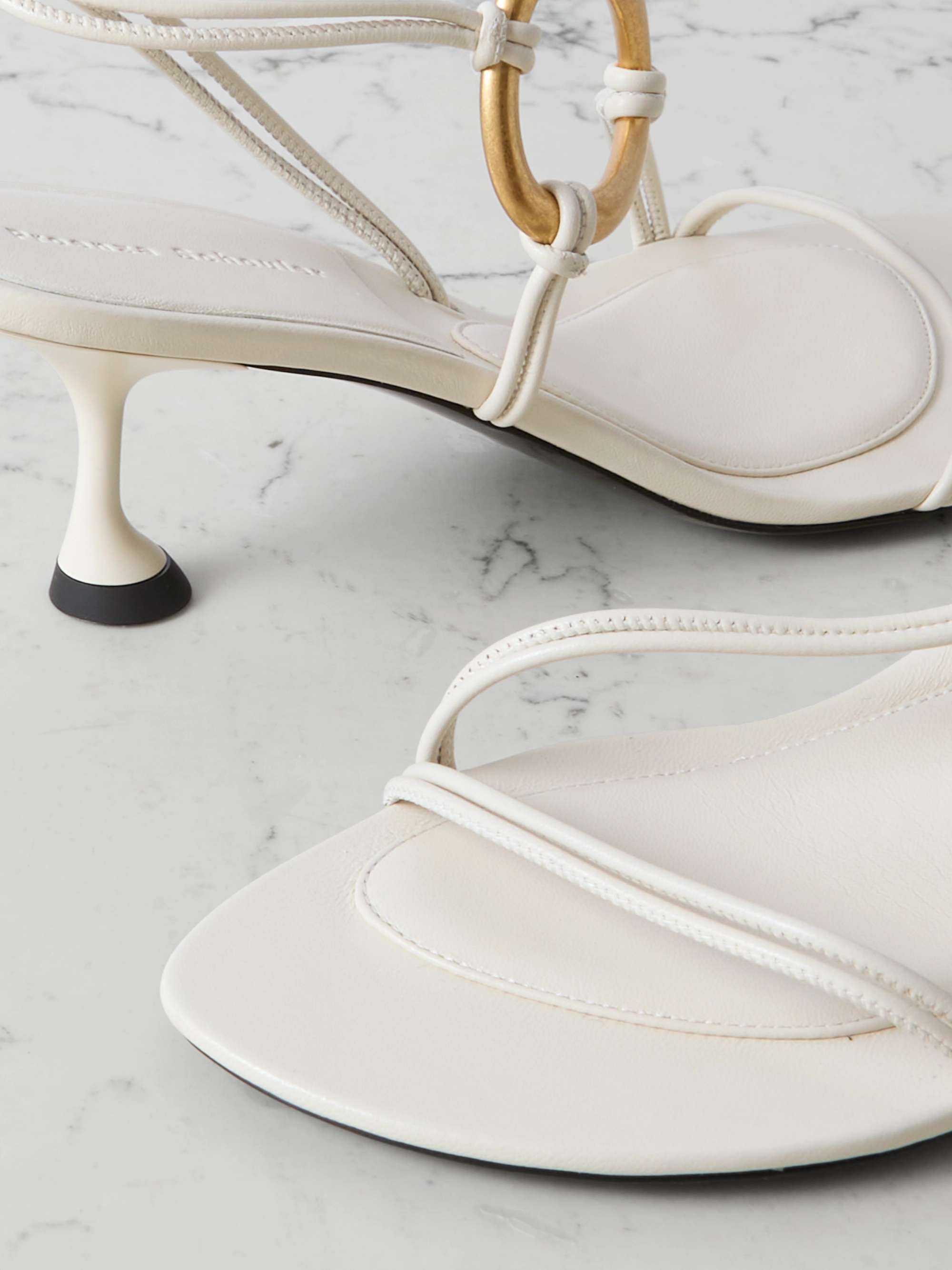 PROENZA SCHOULER Hoop leather slingback sandals | NET-A-PORTER