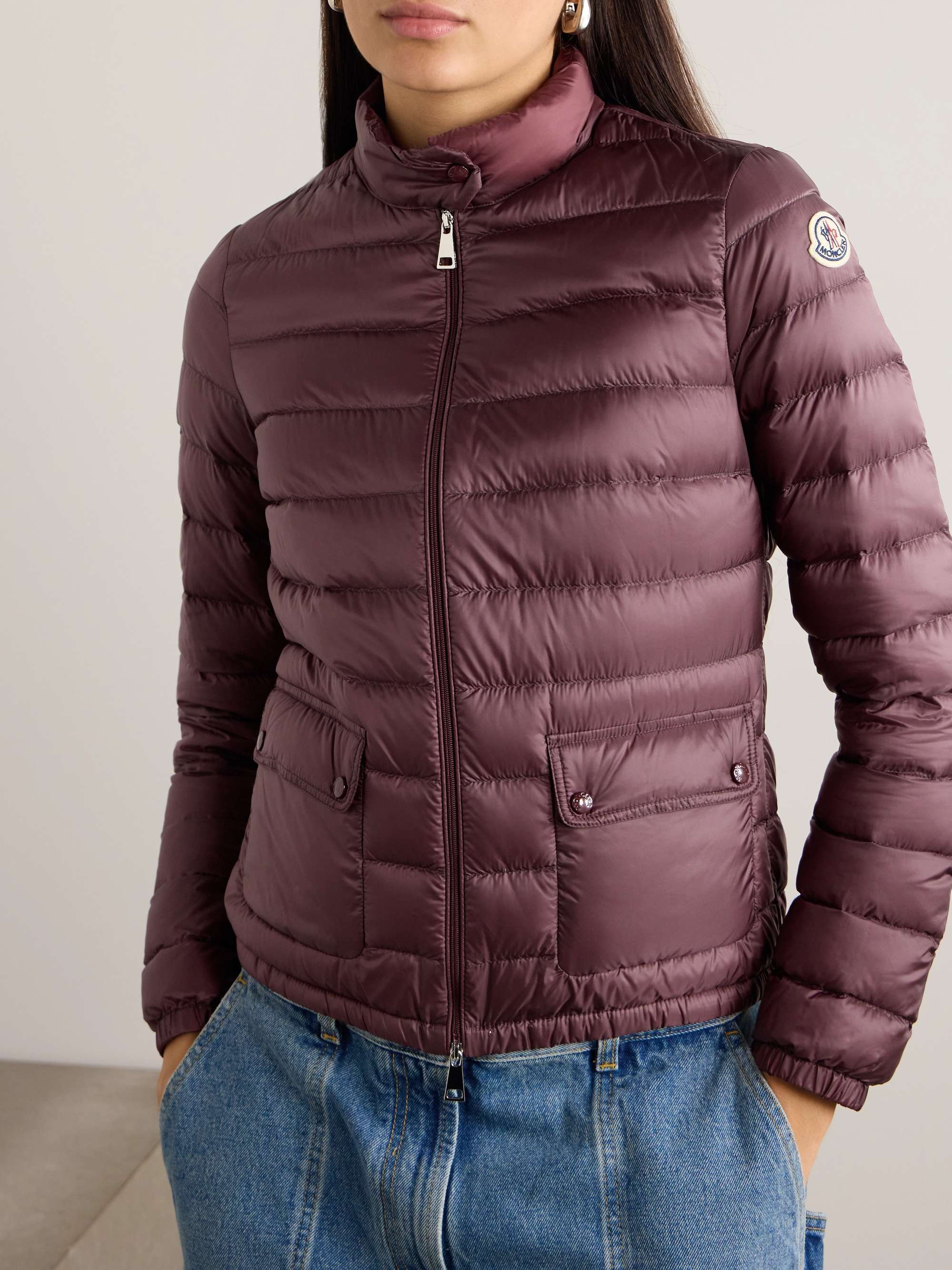 MONCLER Piumino trapuntato in shell Lans