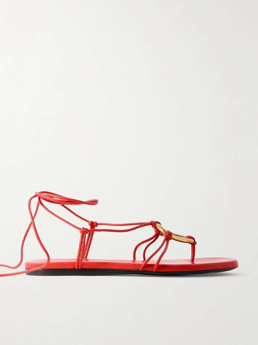 Proenza Schouler Embellished Leather Sandals