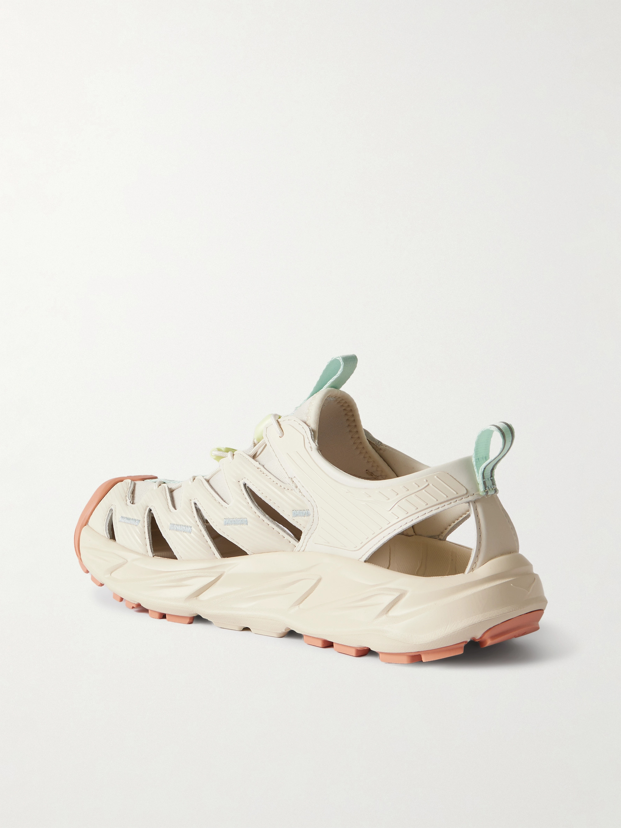 HOKA ONE ONE Hopara cutout rubber-trimmed mesh sandals thumbnail