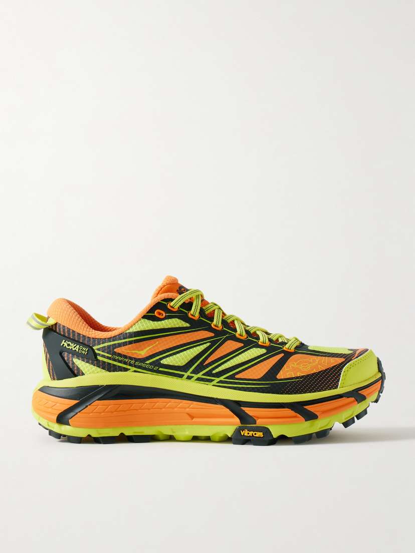Hoka One One Mafate Speed 2 Rubber-trimmed Mesh Sneakers