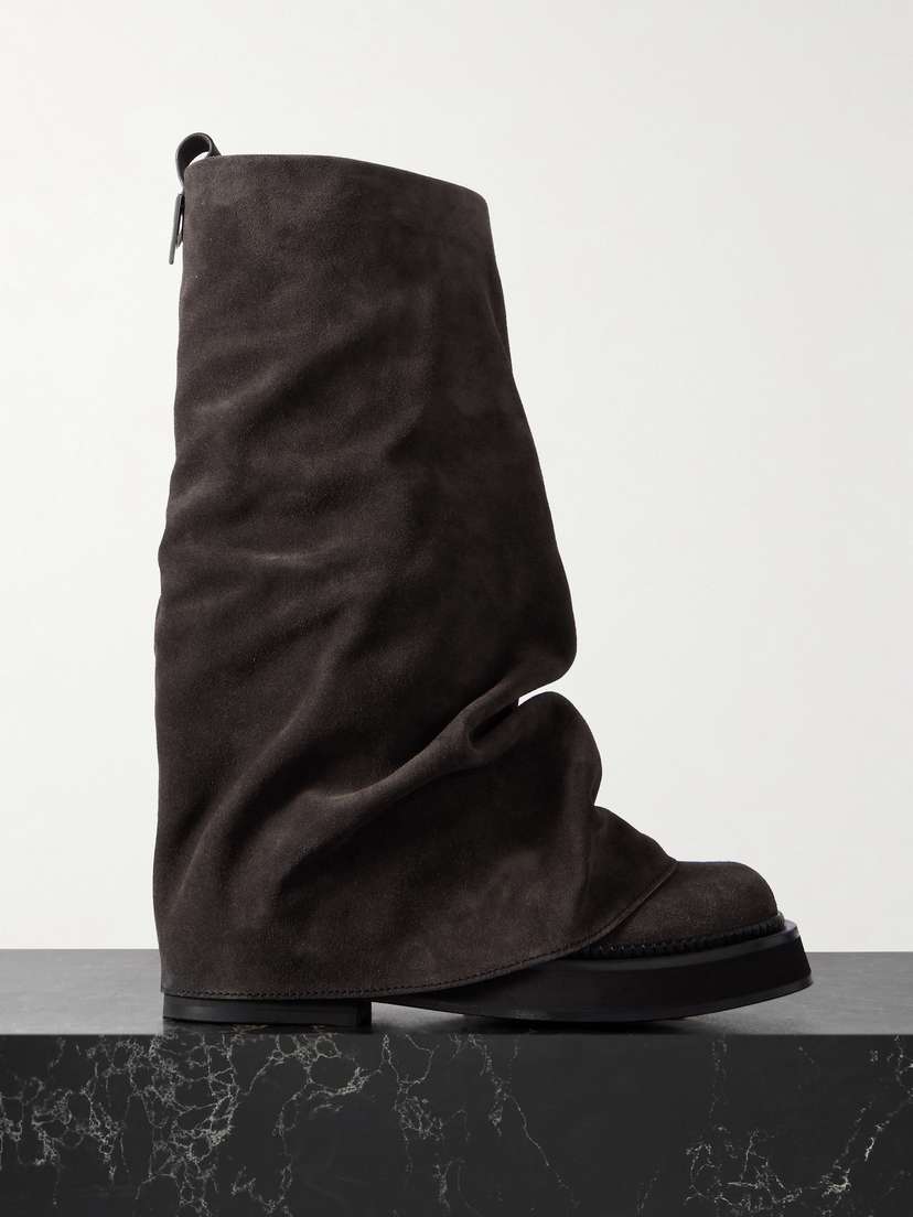 The Attico Robin Suede Knee Boots