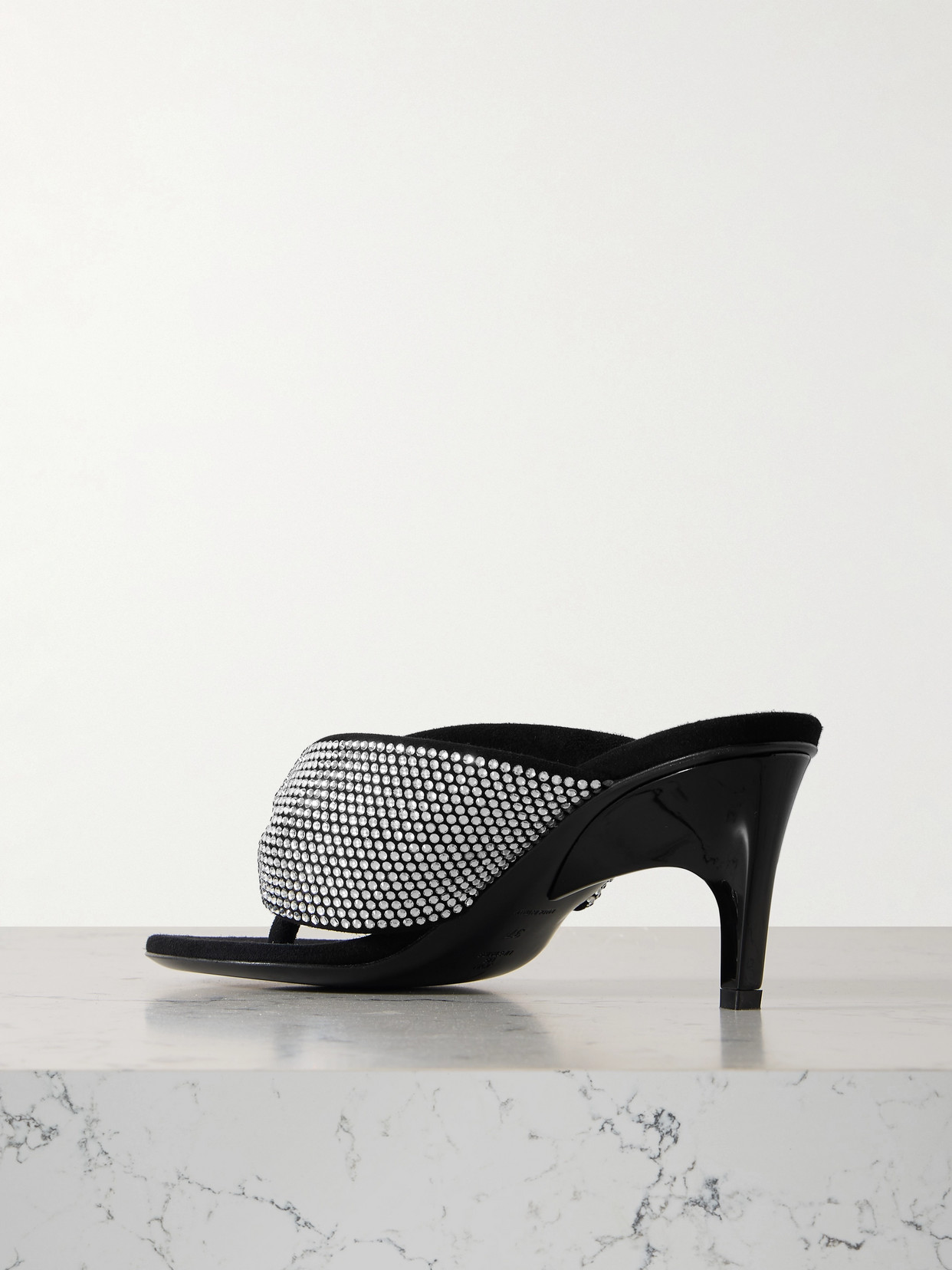 Attico Sandalo ''rem'' Black E Silver In Unknown