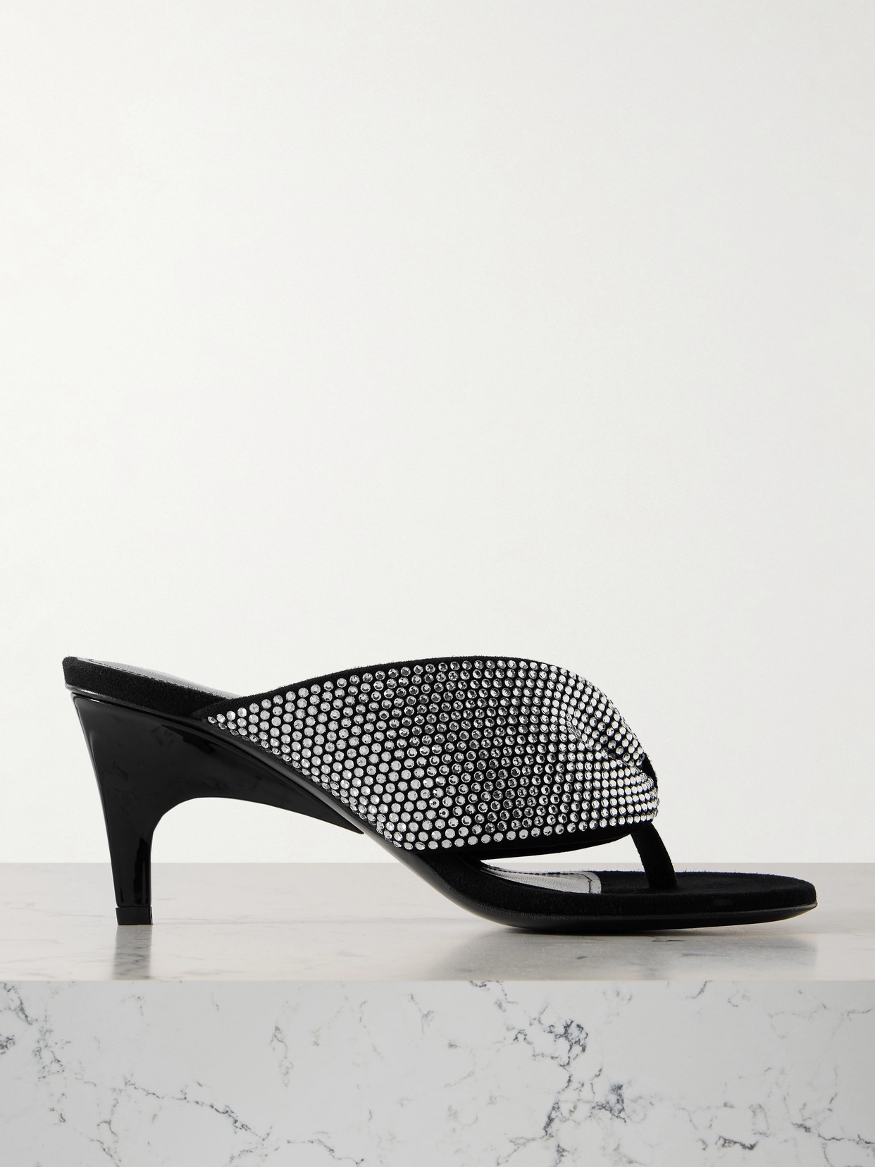 Attico Sandalo ''rem'' Black E Silver In Unknown