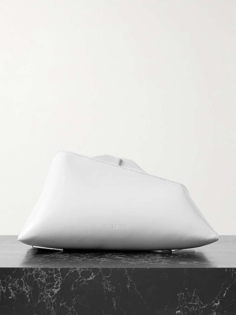 The Attico 8.30 Pm Leather Clutch