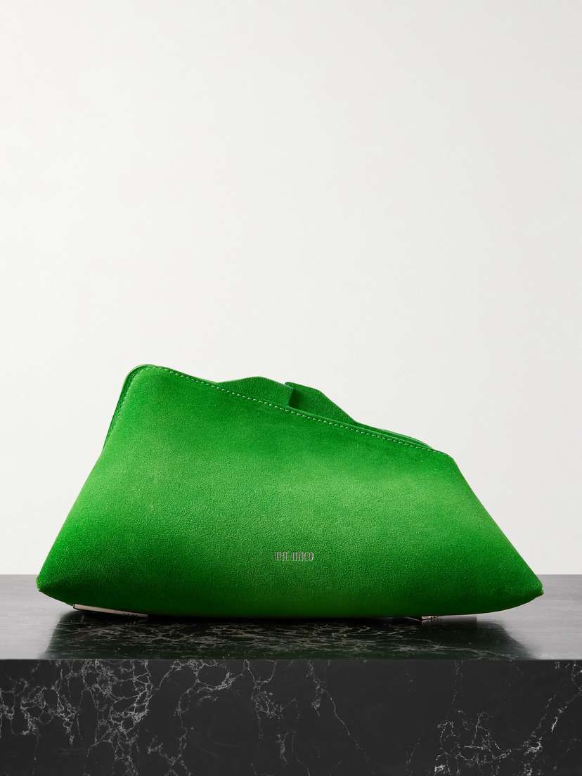 The Attico 8.30 Pm Suede Clutch